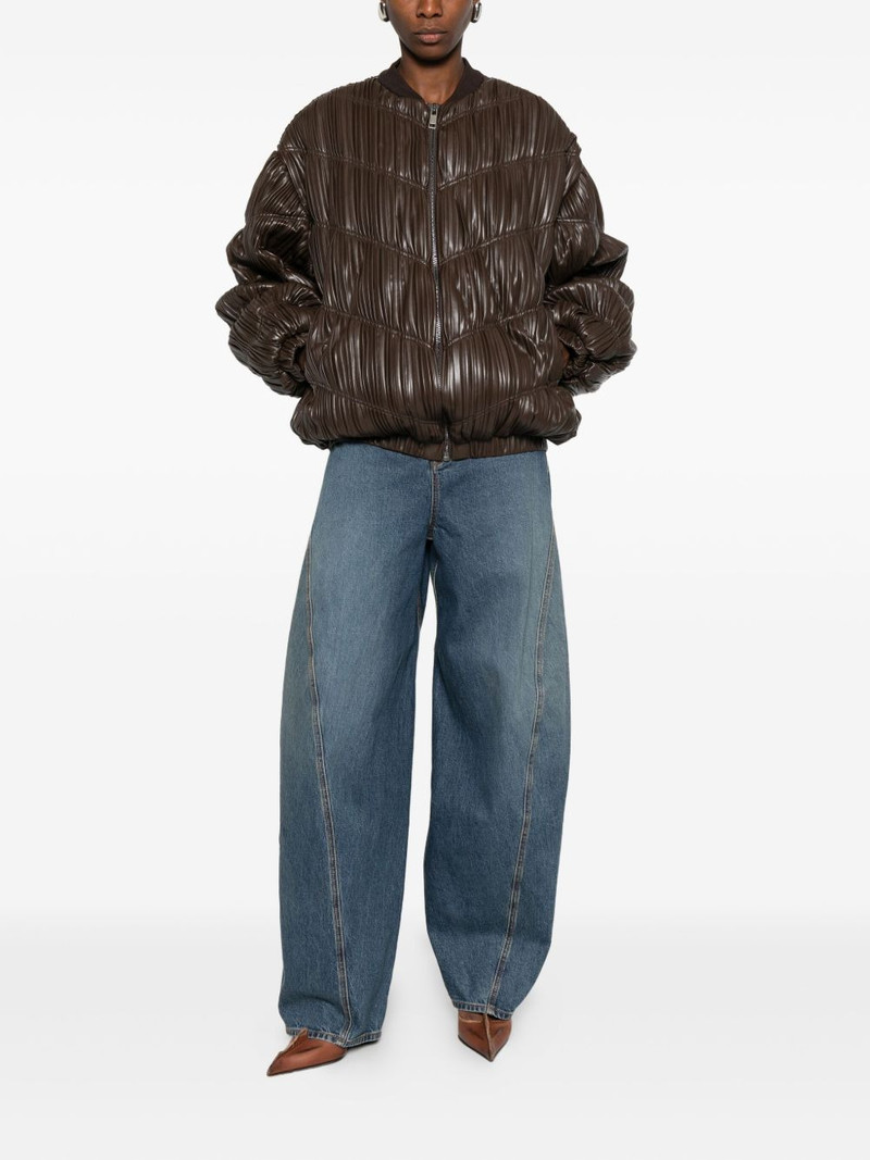 ROTATE pleated bomber jacket outlook