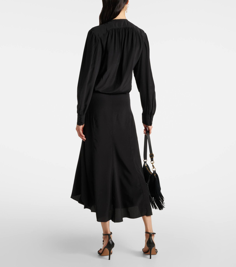 Hanane ruffled silk maxi dress 3
