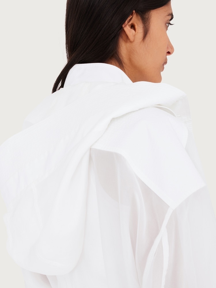 UNLINED ORGANZA TRENCH - 6
