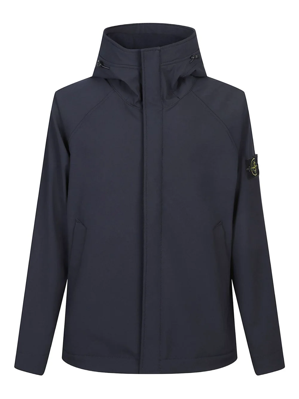 hooded raglan-sleeve jacket - 1