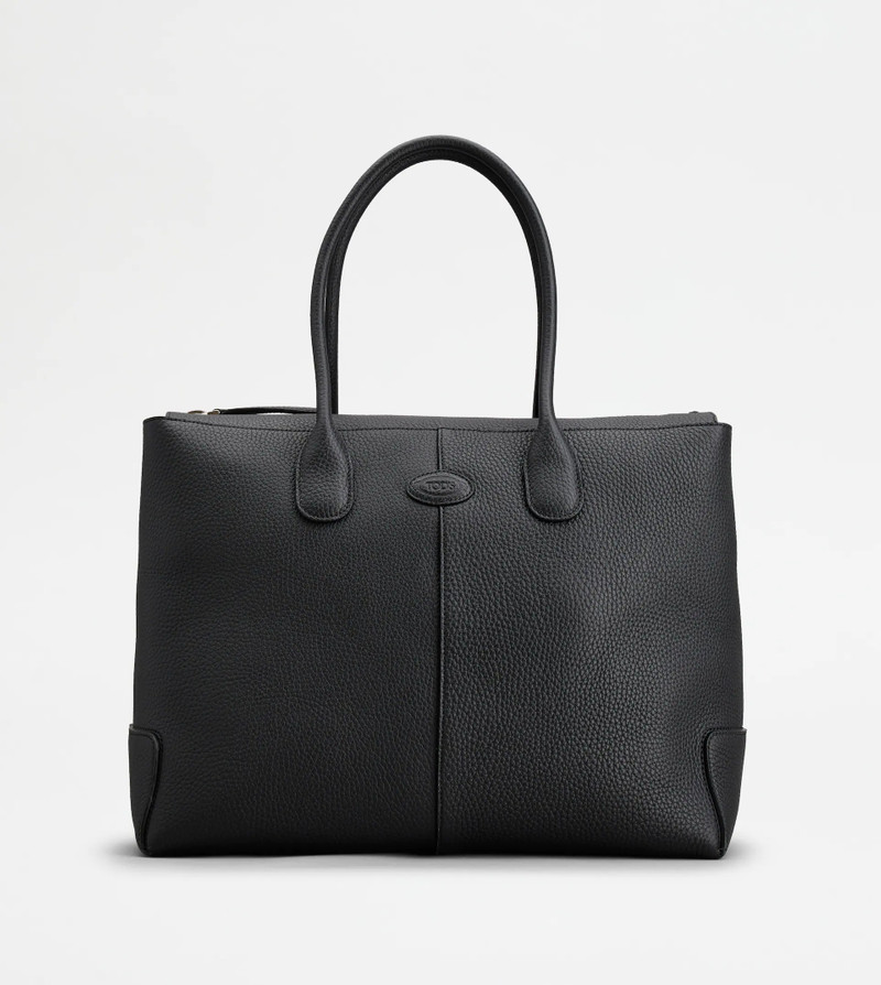TOD'S DI BAG IN LEATHER LARGE - BLACK 1