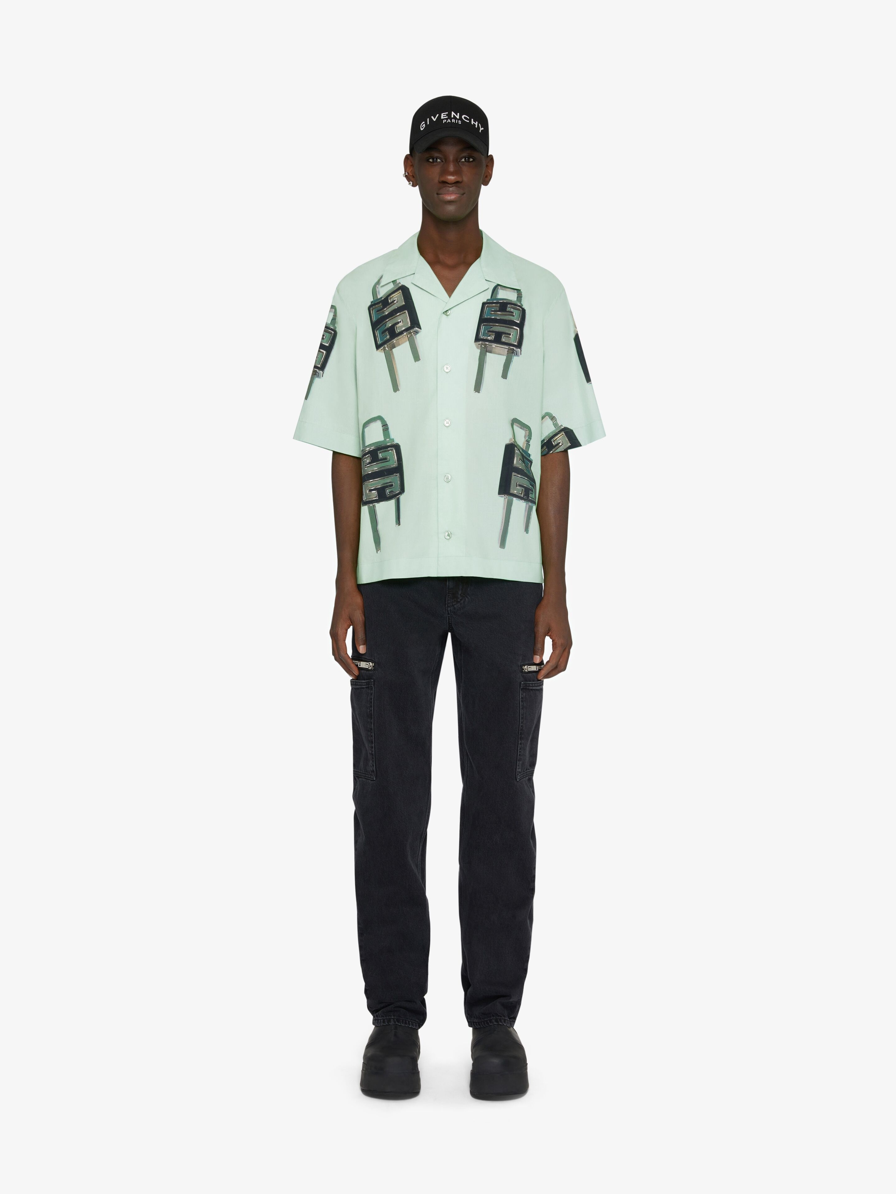 LOCK HAWAIIAN SHIRT IN POPLIN - 2