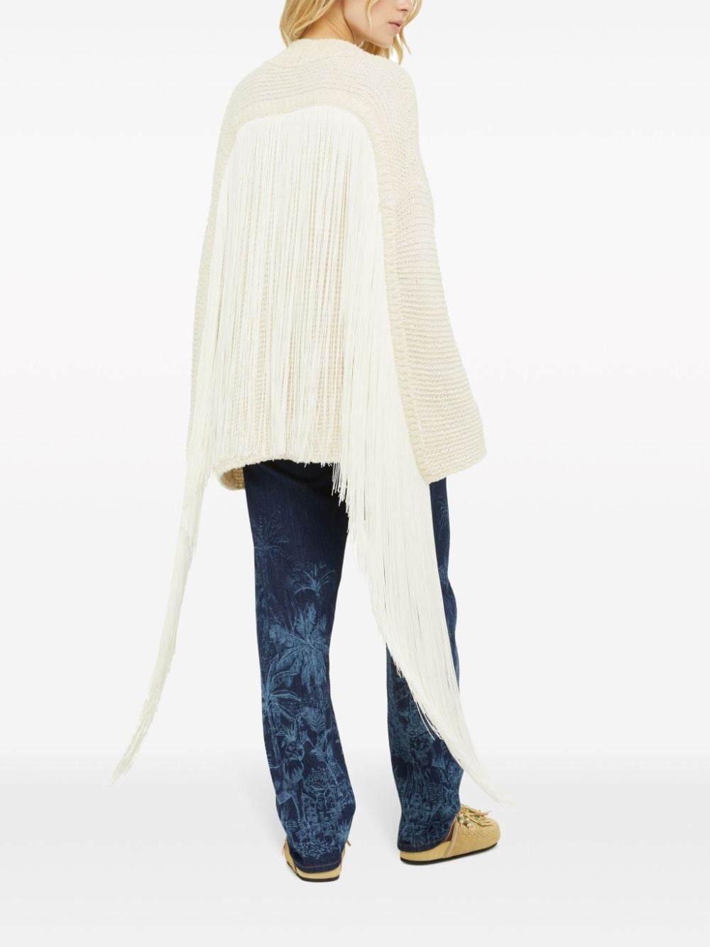 Bright Hues fringed cardigan - 4