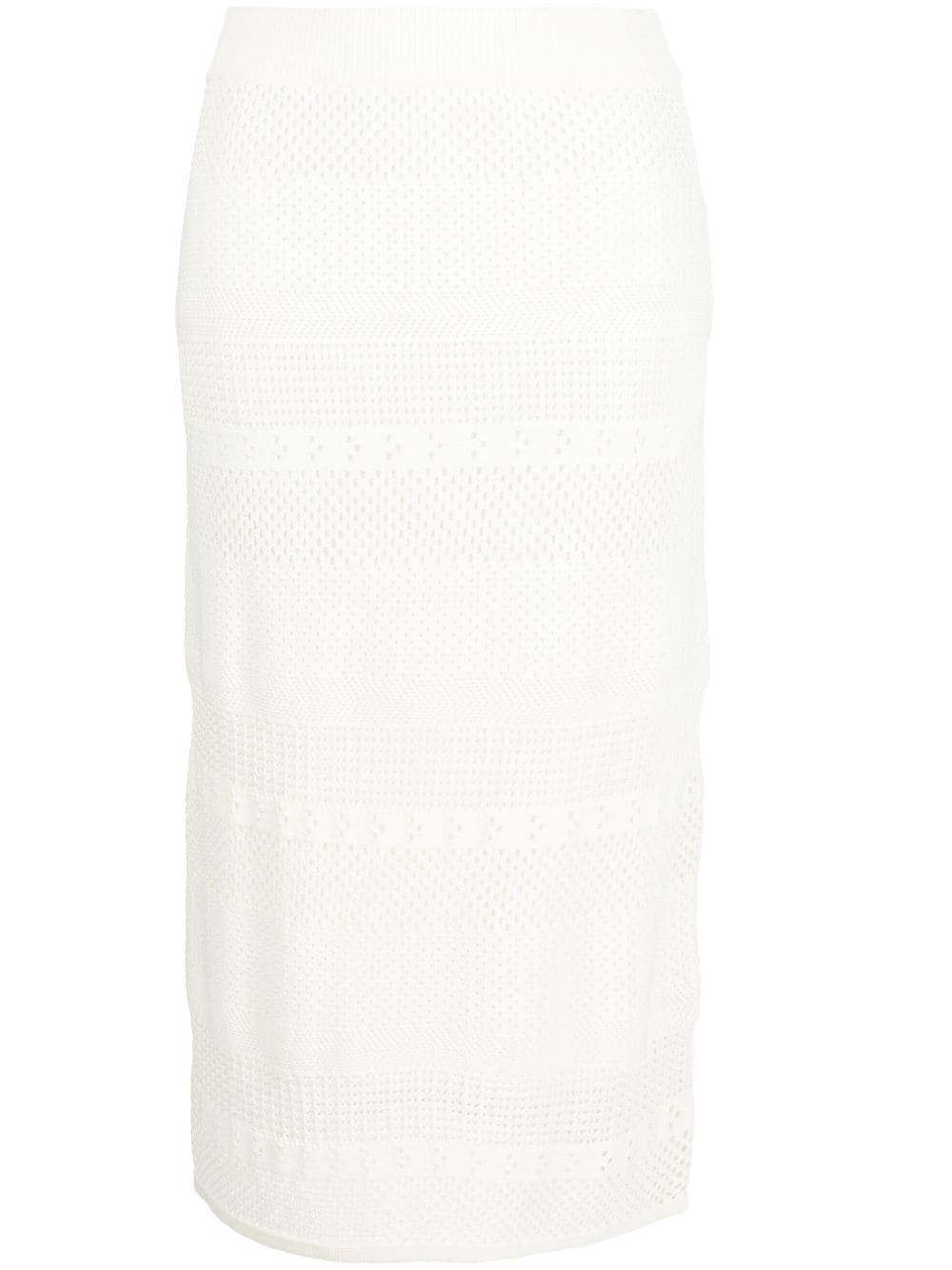 crochet-knit pencil skirt - 1