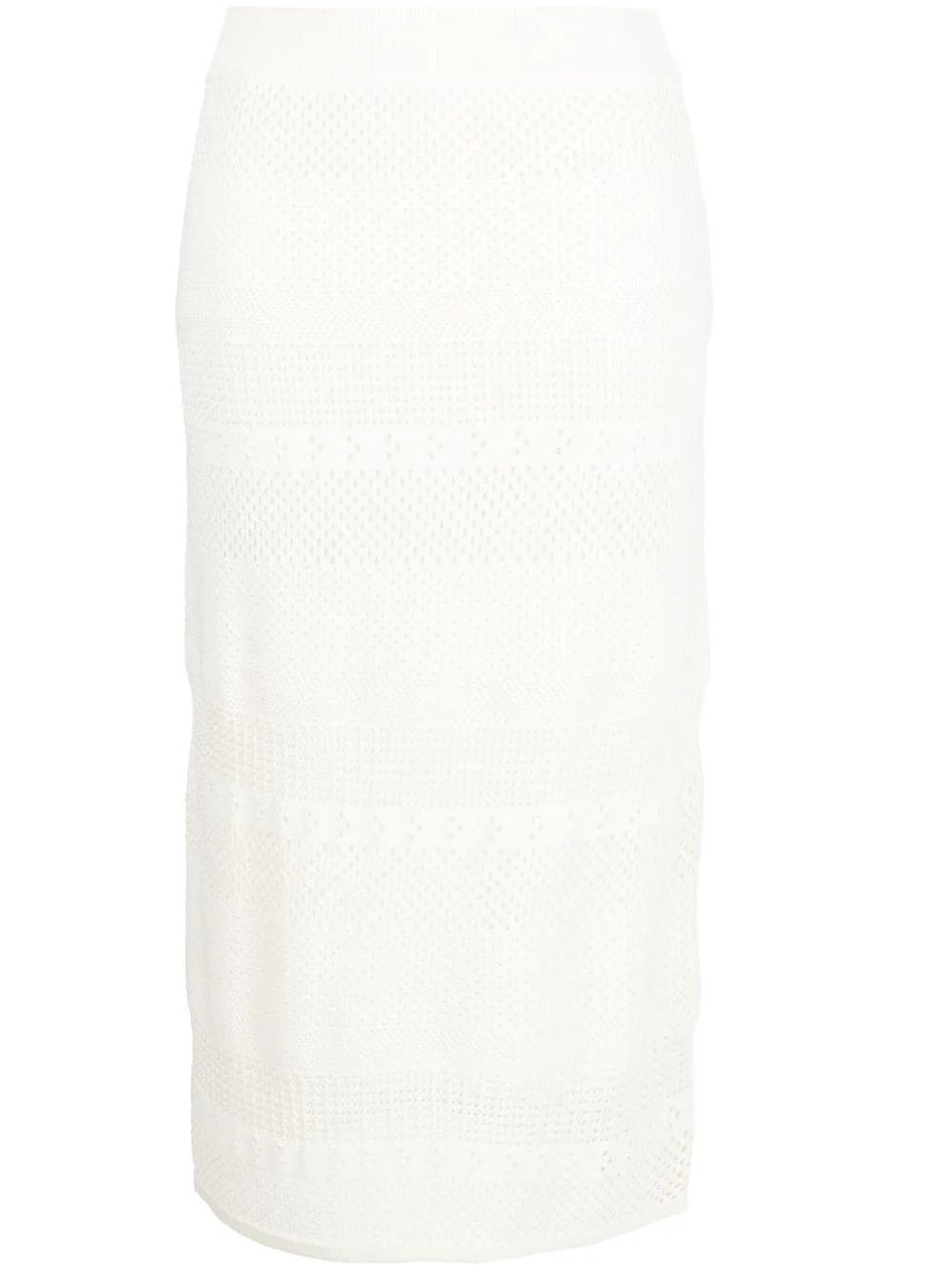 crochet-knit pencil skirt - 1