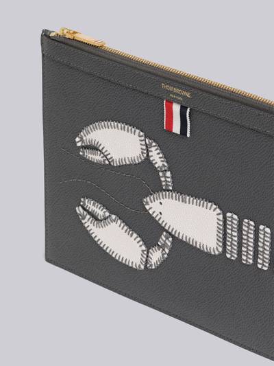 Thom Browne Pebble Grain Leather Lobster Small Document Holder outlook