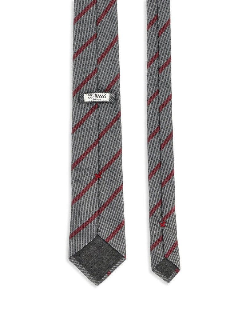 Brunello Cucinelli silk tie outlook