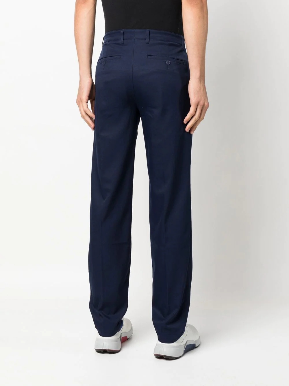 straight-leg chino trousers - 4