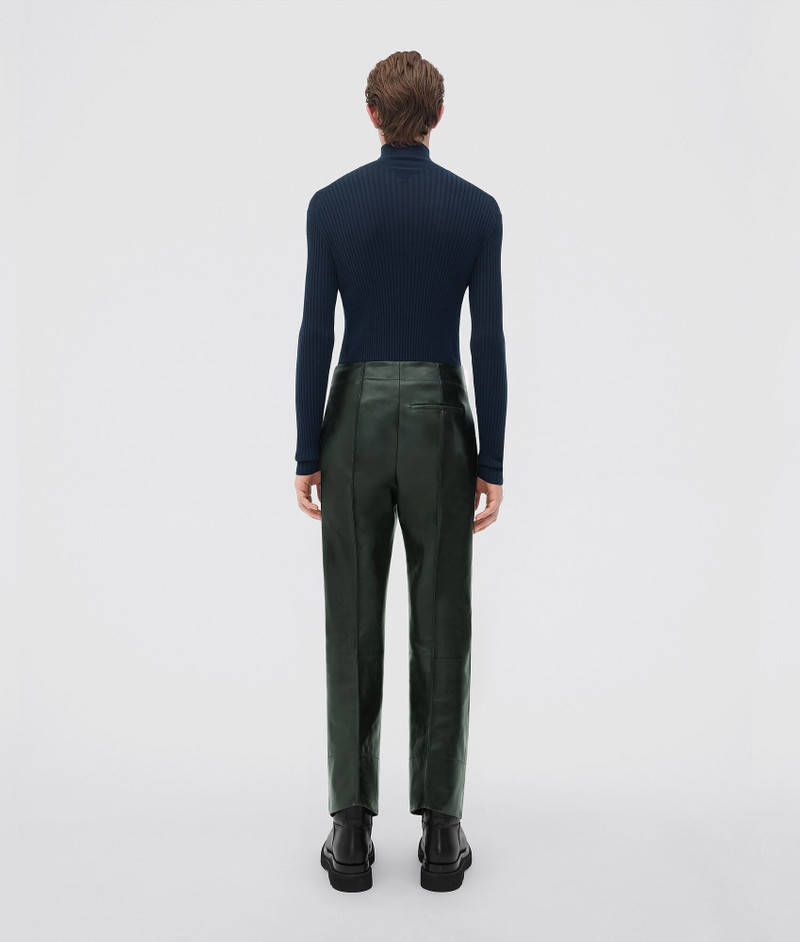 leather trousers with curved legs 3