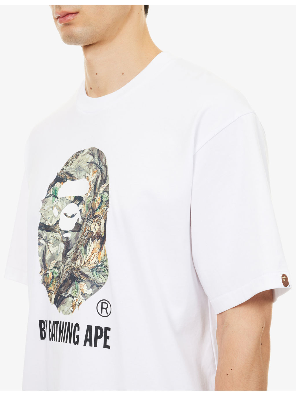 Bape Tree Edge Camo Graphic-Print Cotton T-Shirt - 5