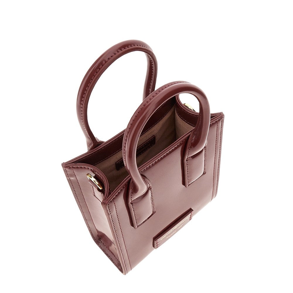 SPAZZOLATO FAUX LEATHER MINI BAG - 3