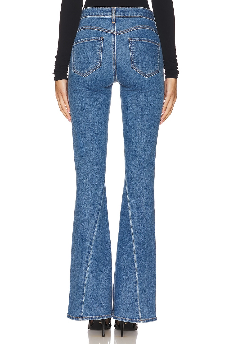 Deanna Low Rise Seamed Flare - 4