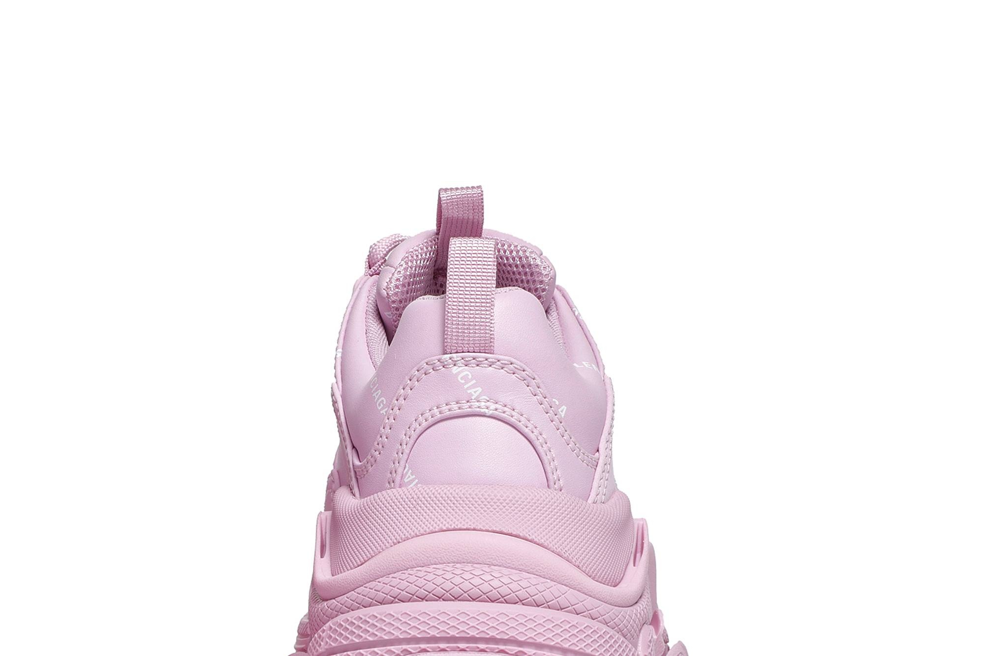 Balenciaga Wmns Triple S Sneaker 'Allover Logo - Pink' - 7