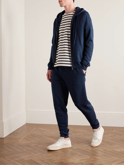 Derek Rose Quinn Slim-Fit Tapered Cotton and Modal-Blend Jersey Sweatpants outlook