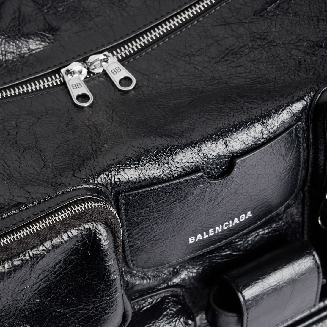 Superbusy Large Sling Bag  in Black - 4
