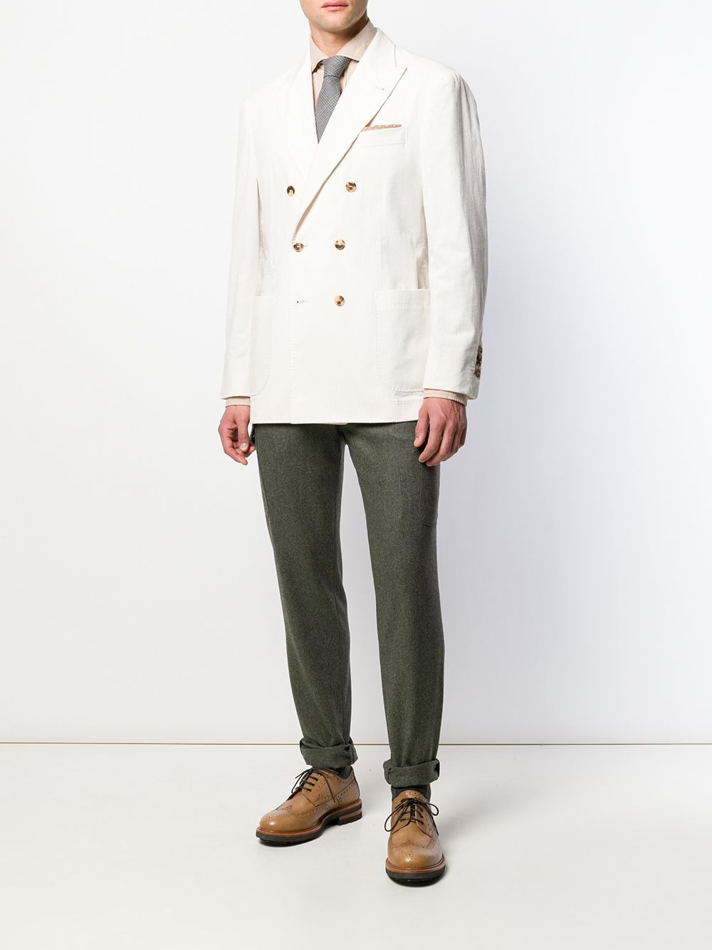 corduroy blazer - 2