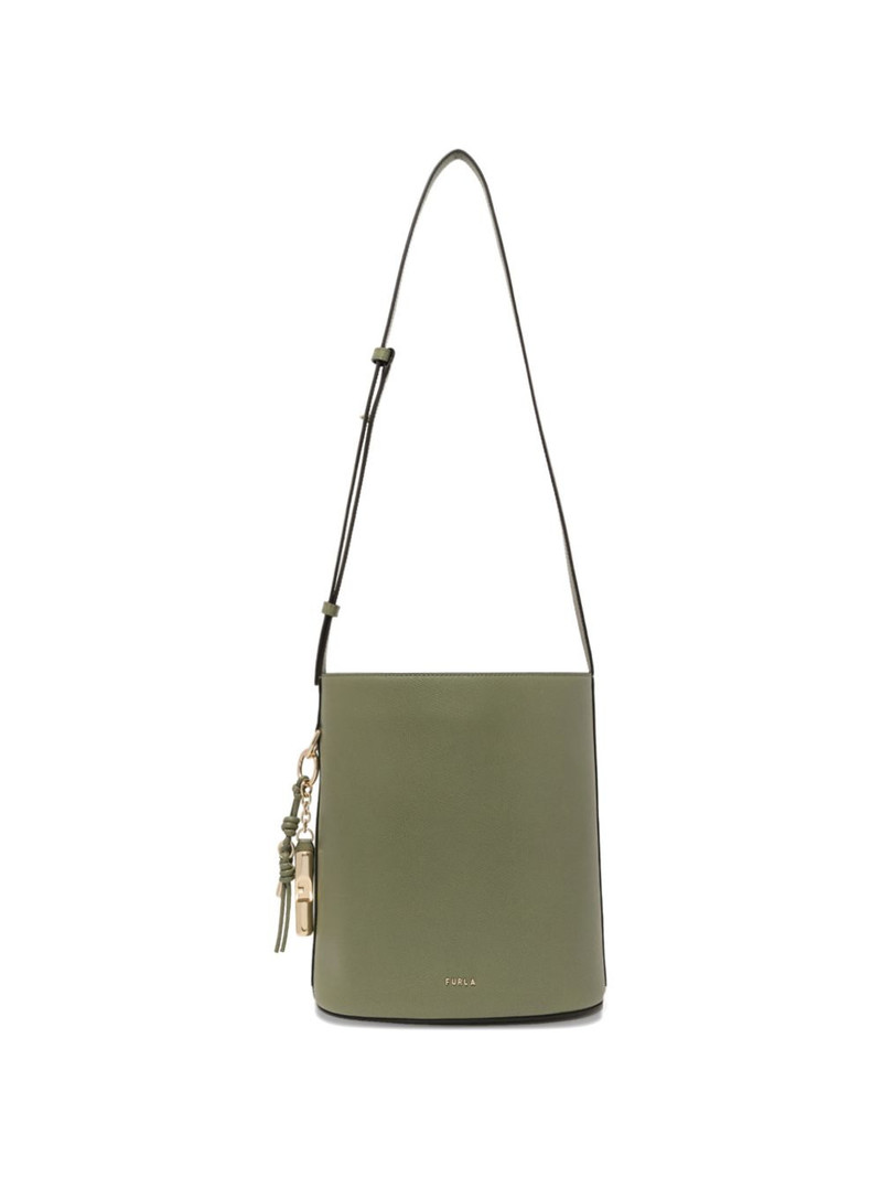 small Roxie leather charm tote bag 1
