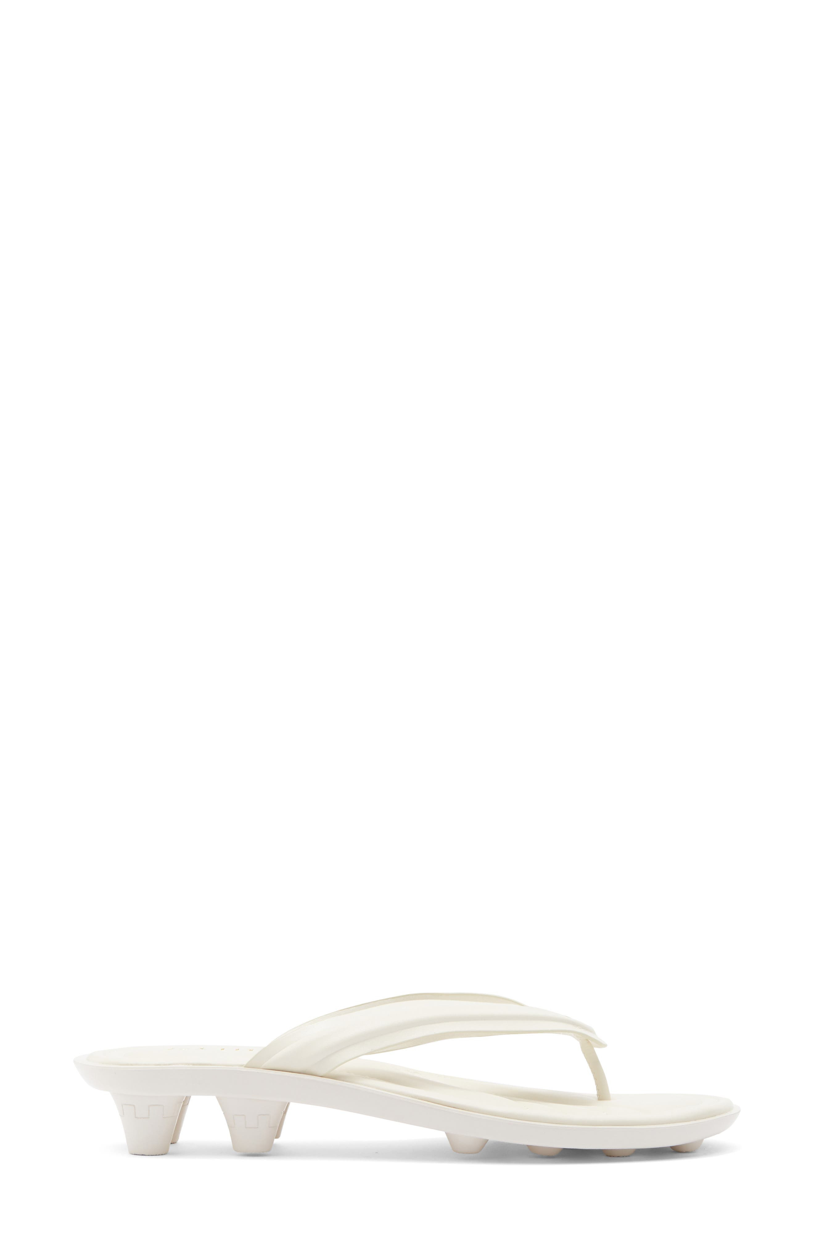 PUMA x FENTY Cat Cleat Jelly Sandal in Alpine Snow-Puma Gold at Nordstrom - 3