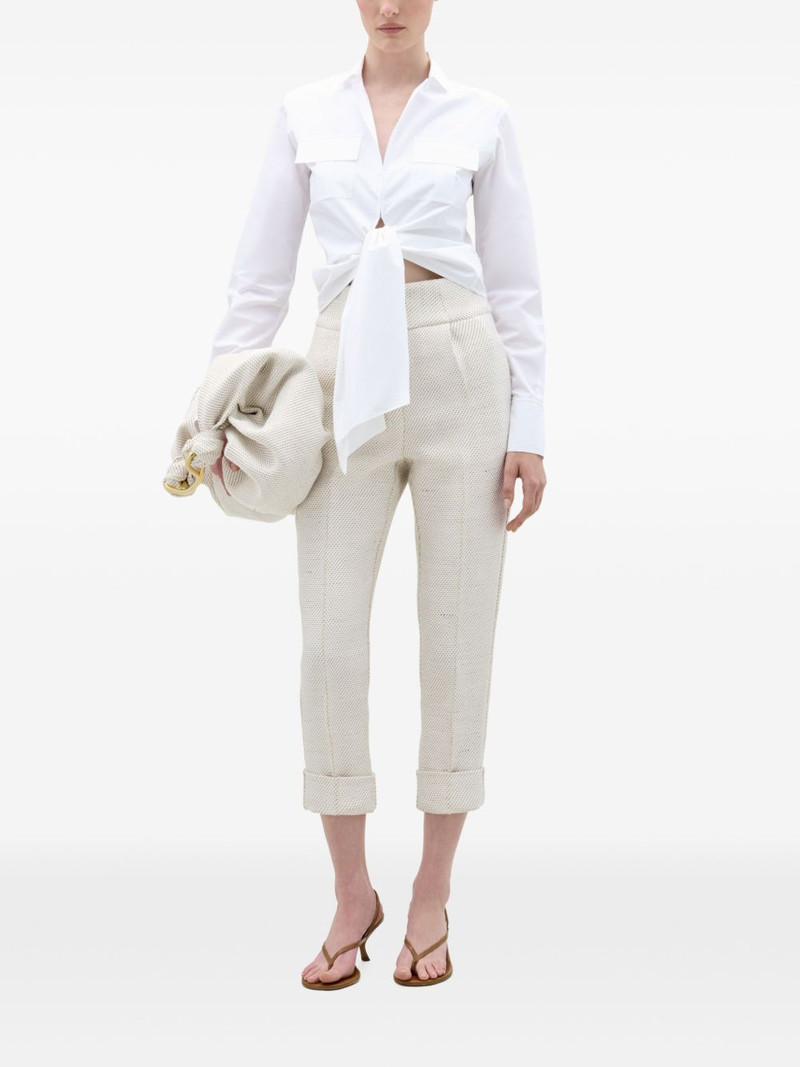 SILVIA TCHERASSI Caserta tie front blouse outlook