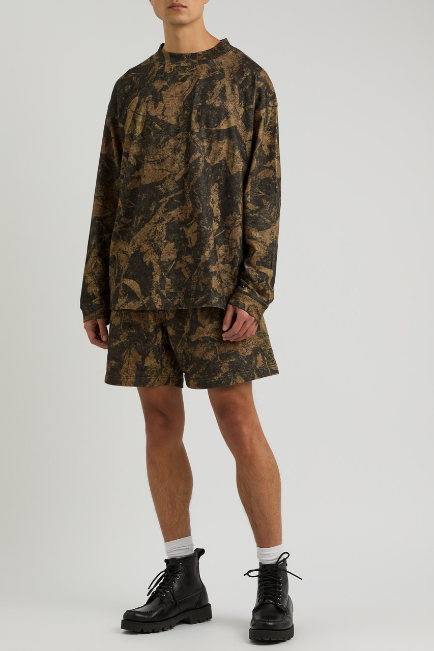 Acne Studios Camouflage-print Cotton top - 4