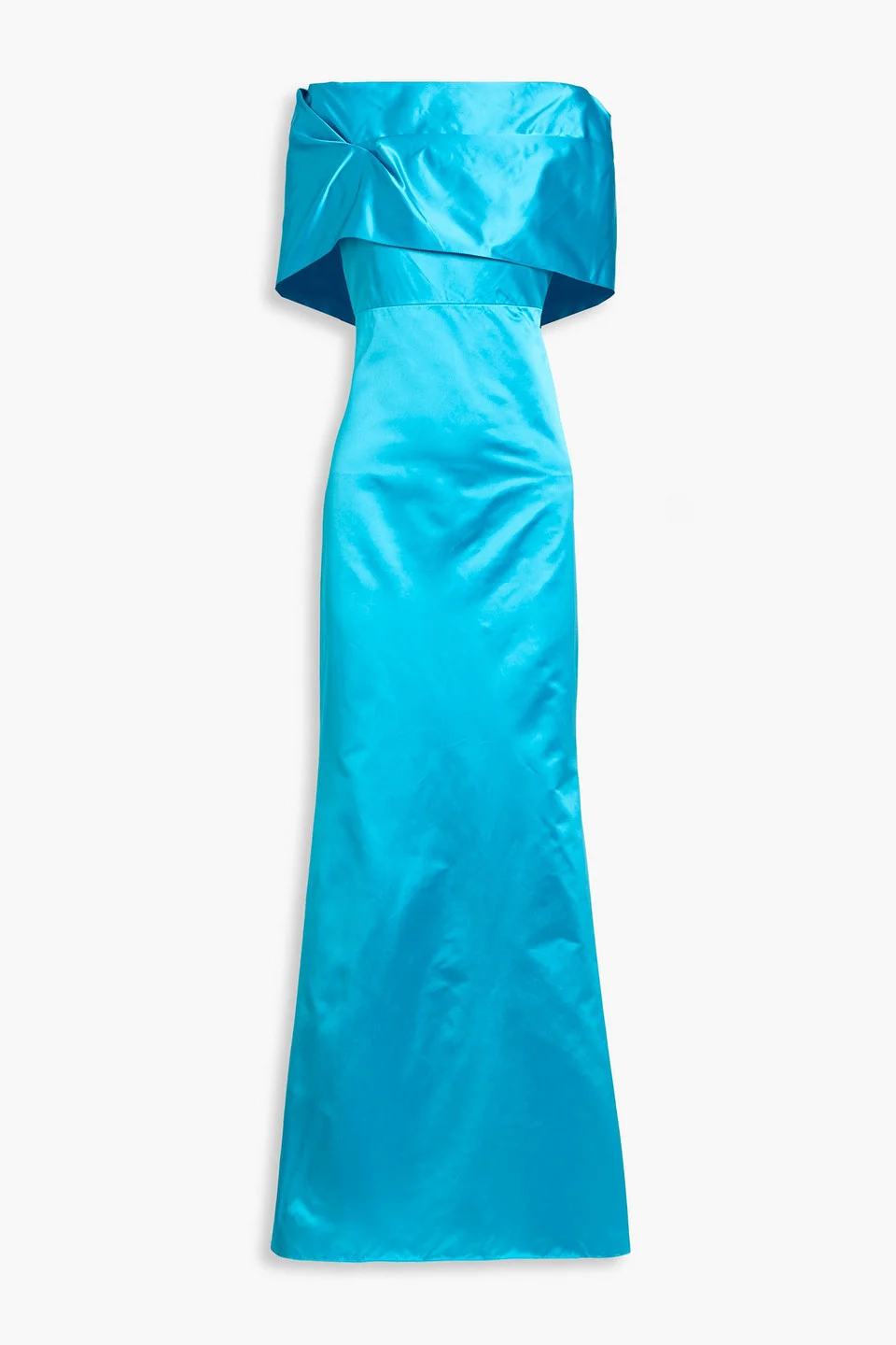 Layered silk-taffeta gown - 1