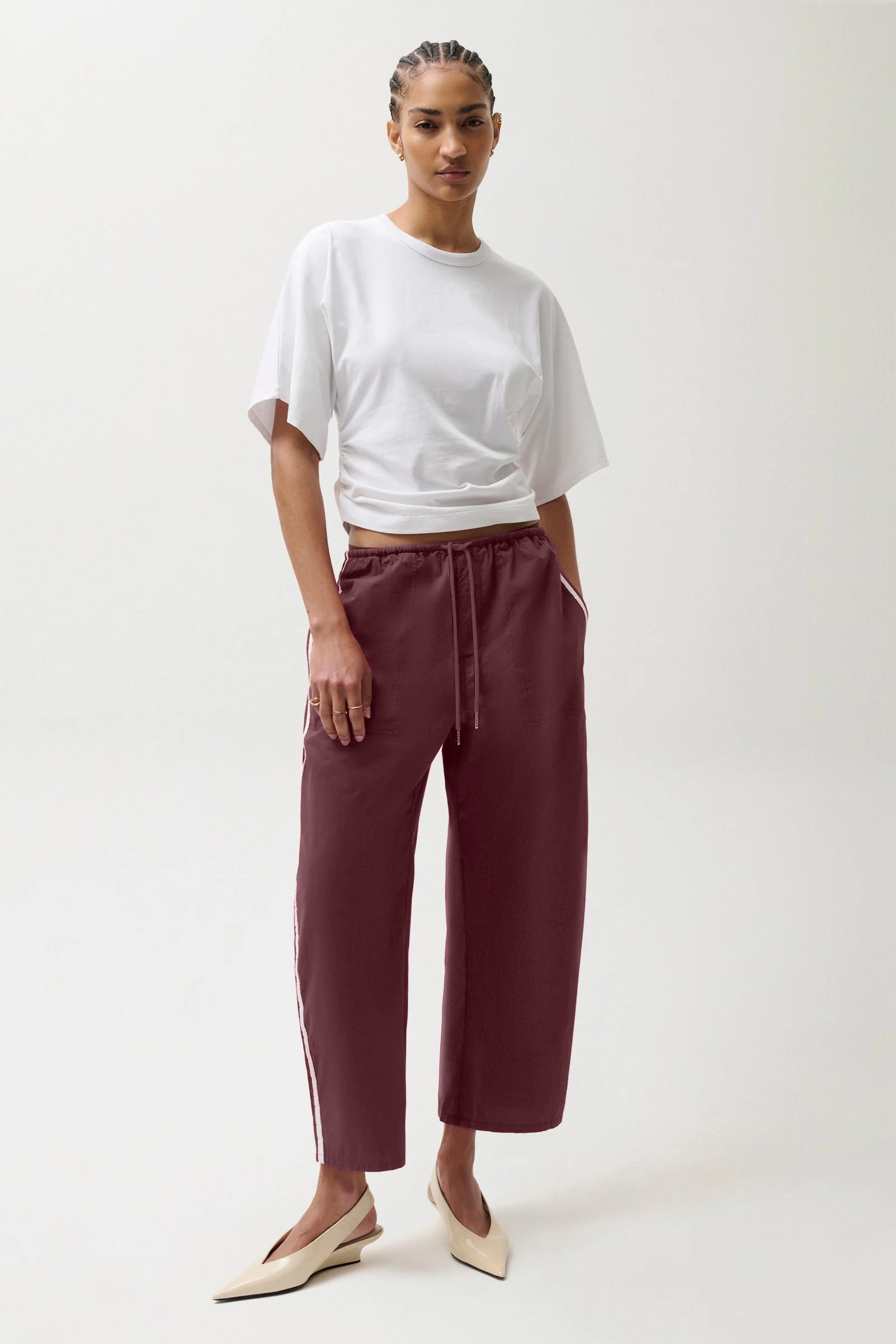 BODIE SPORT PANT - CHERRY WINE - 1