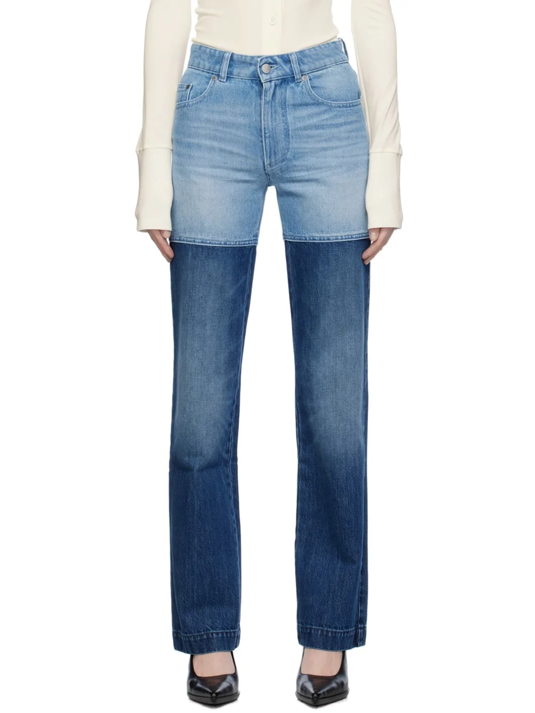 Blue Combo Jeans - 1