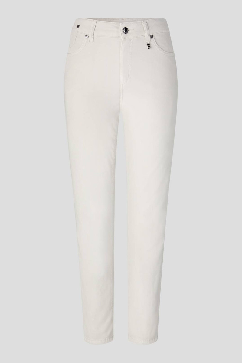 JULIE 7/8 TROUSERS IN OFF-WHITE 1