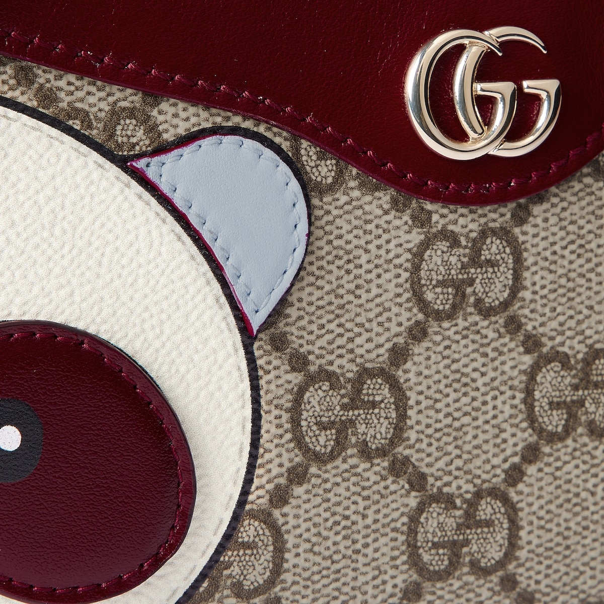 GG mini bag with panda detail - 4