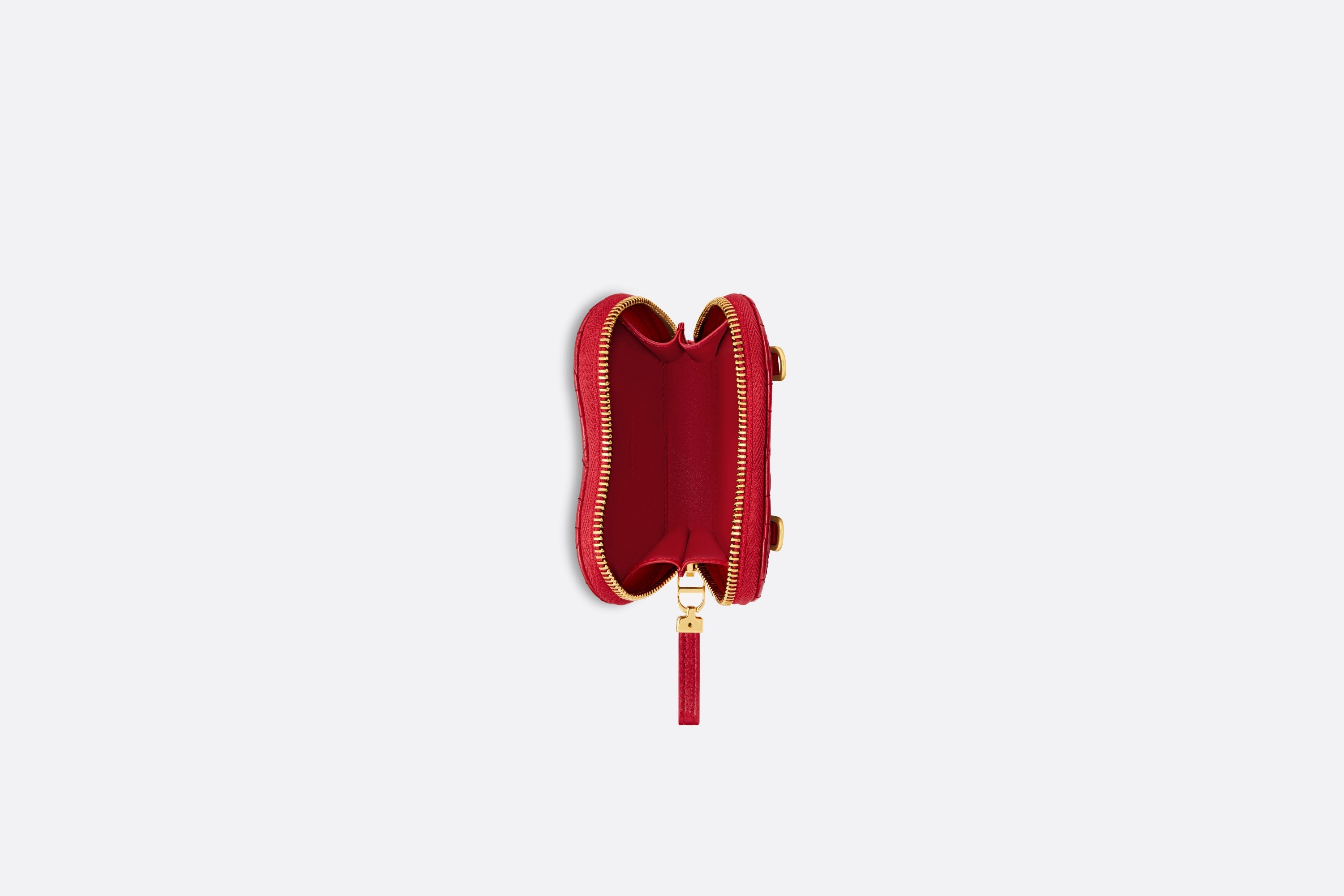 Dioramour Dior Caro Heart Pouch with Chain - 3