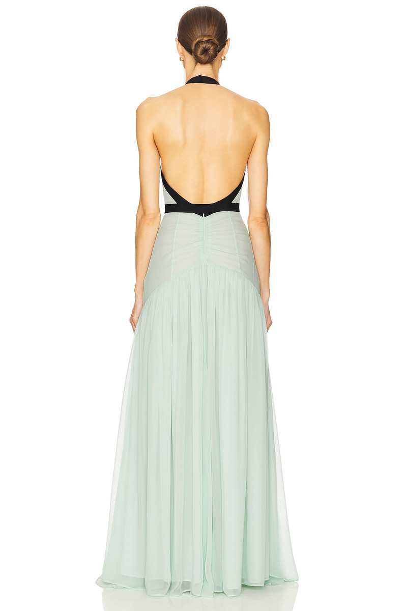 HELSA The Siren Dress in Silk Chiffon outlook