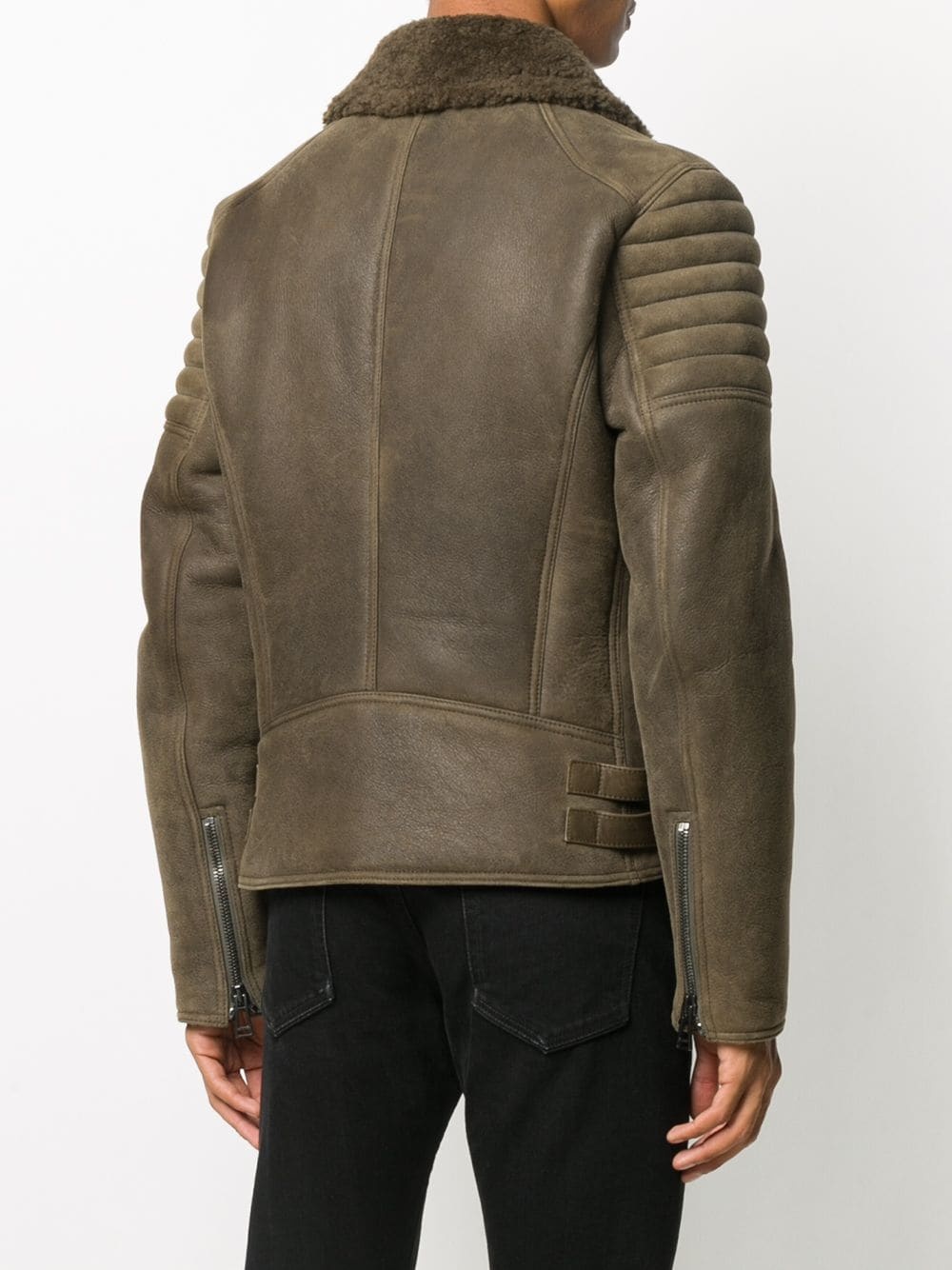 khaki aviator jacket - 4