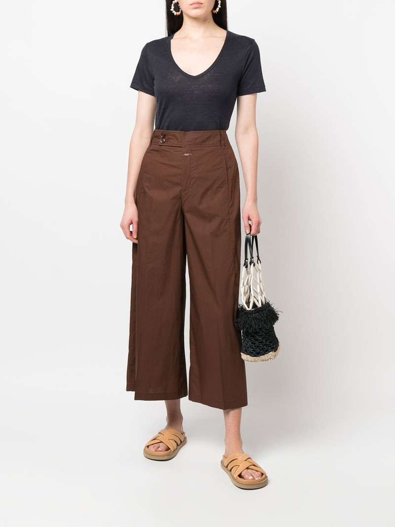 CLOSED linen v-neck T-shirt outlook