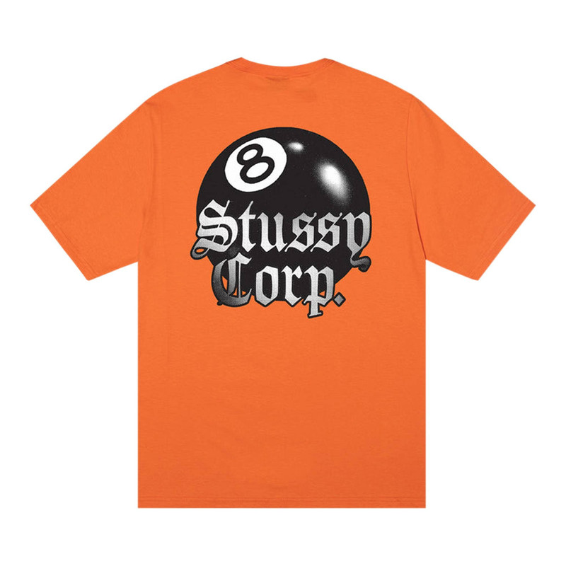 Stüssy Stussy 8 Ball Corp. Tee 'Coral' outlook