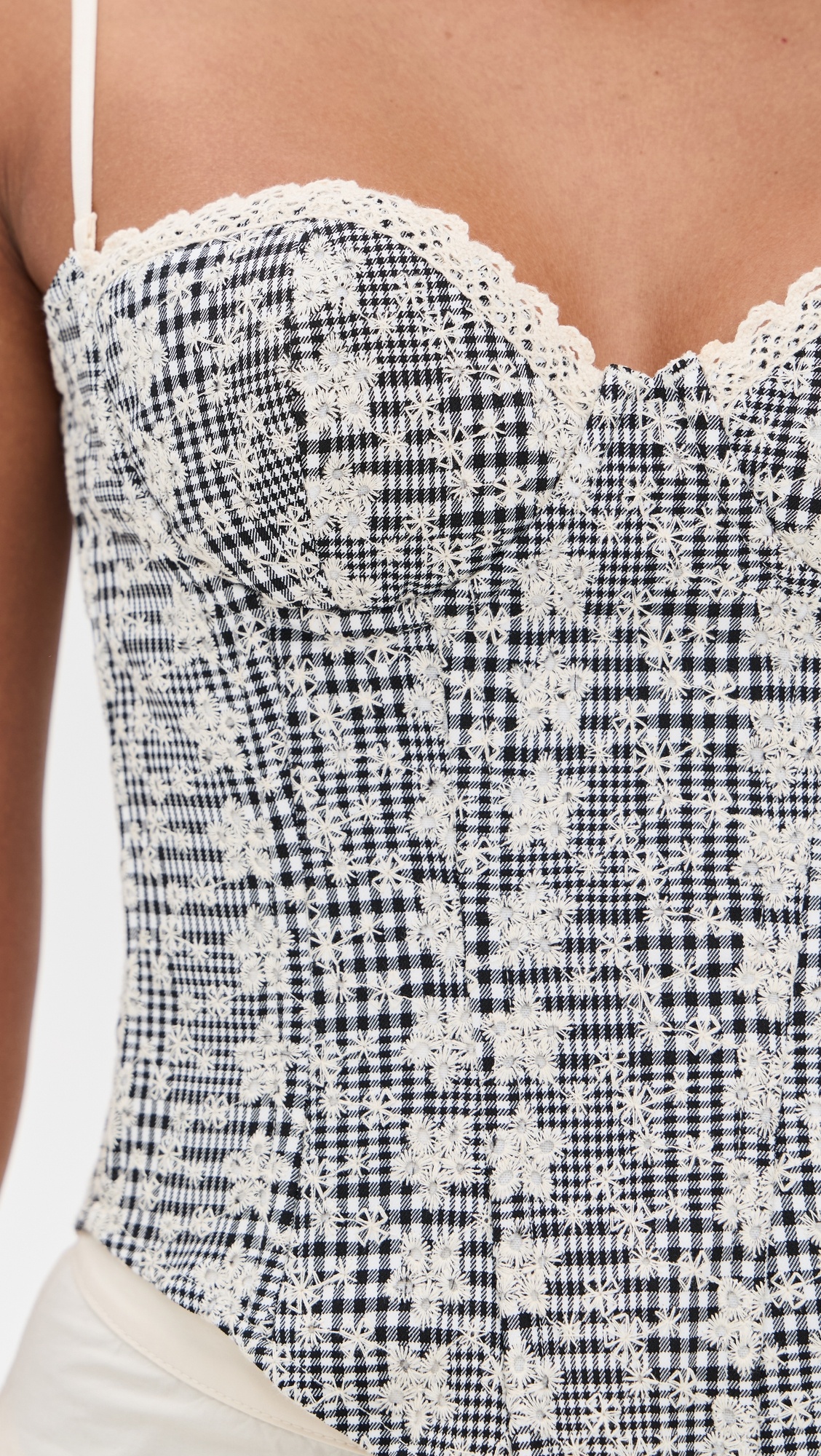 Genevieve Gingham Bustier - 5