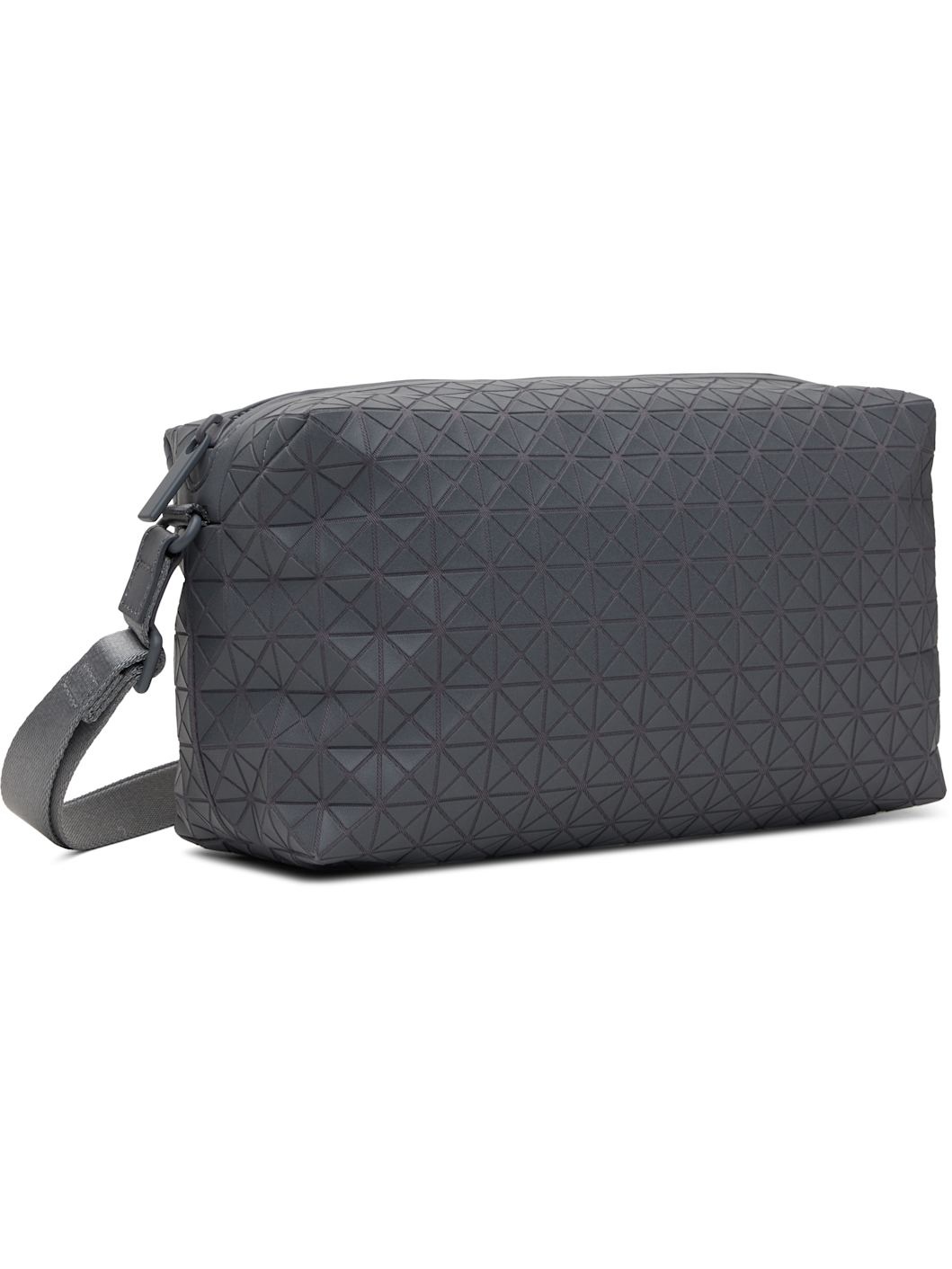 BAO BAO ISSEY MIYAKE Gray Saddle One-Tone Bag | REVERSIBLE