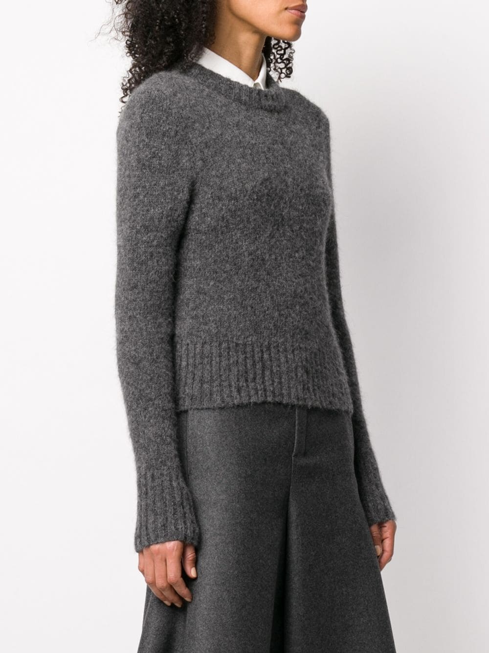 crew neck knitted jumper - 3