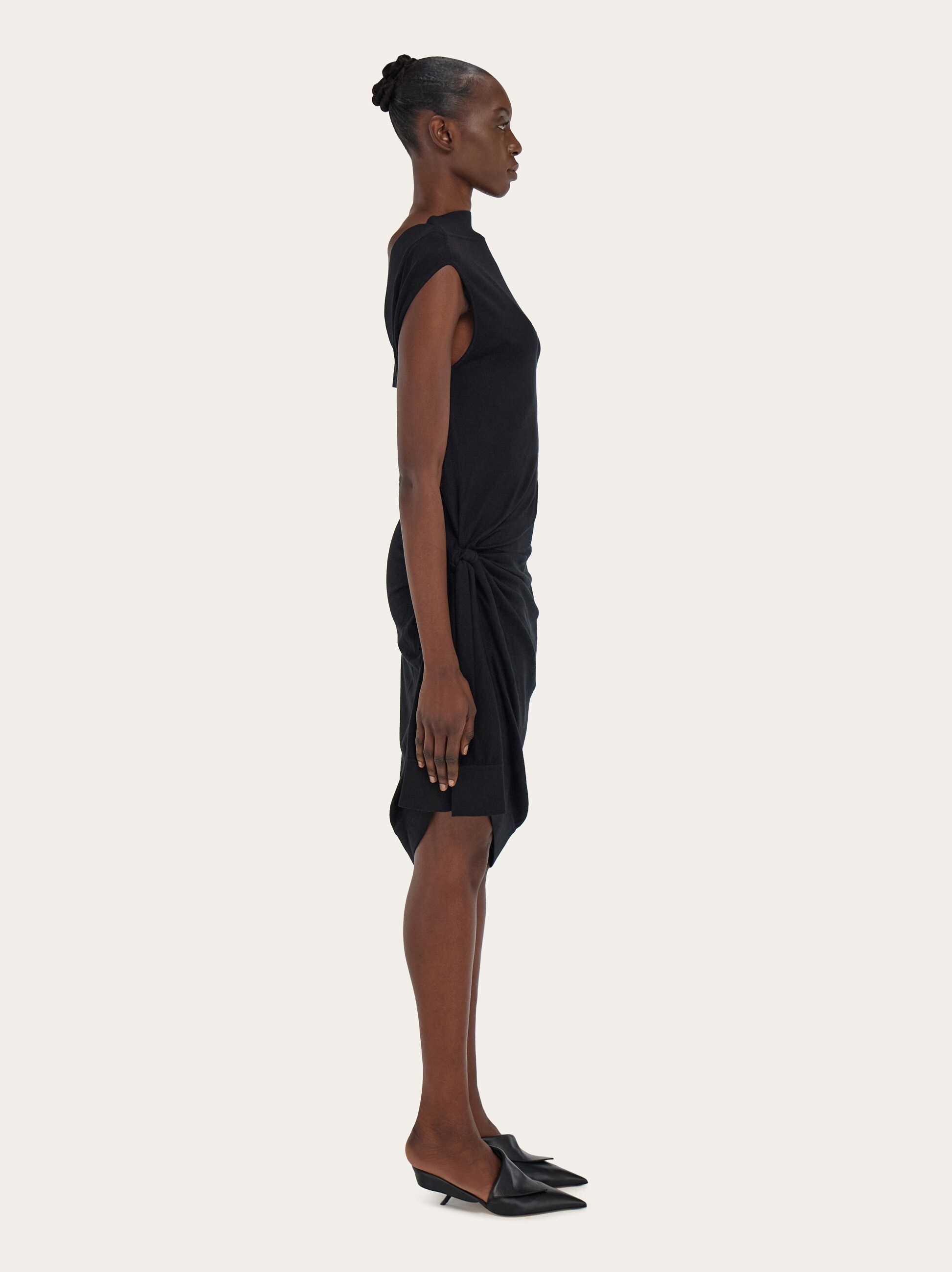 Sleeveless knitted dress - 3