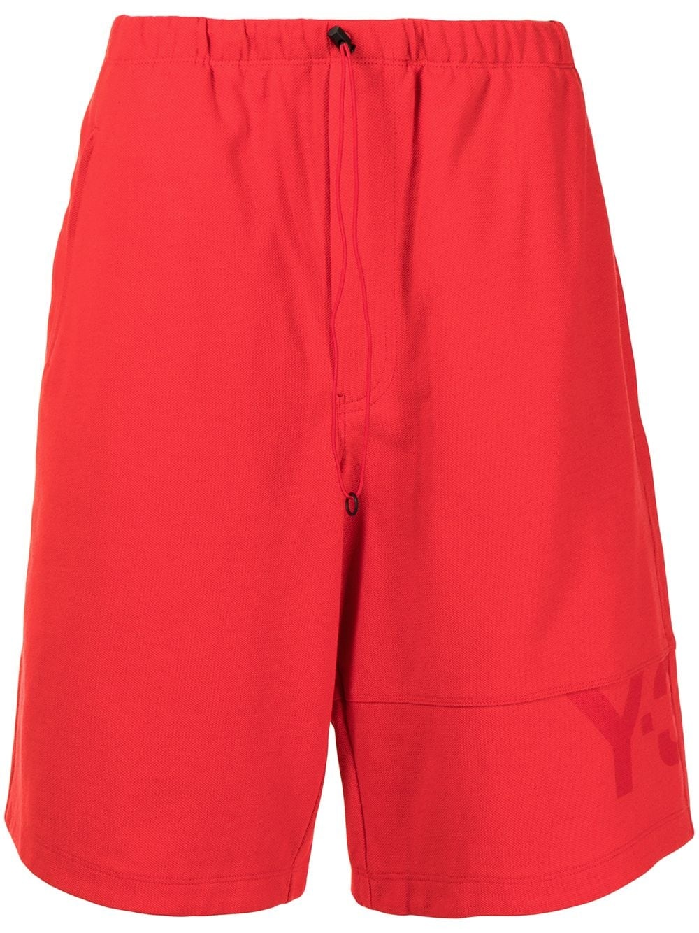 knee-length drawstring shorts - 1