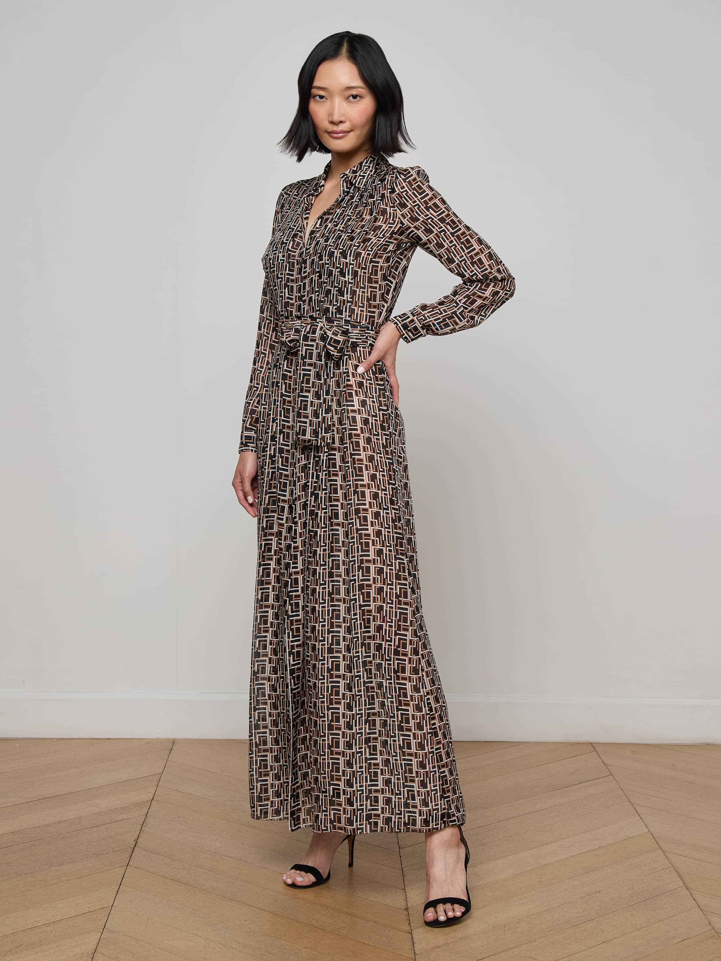 Klaudia Silk Shirt Dress - 3