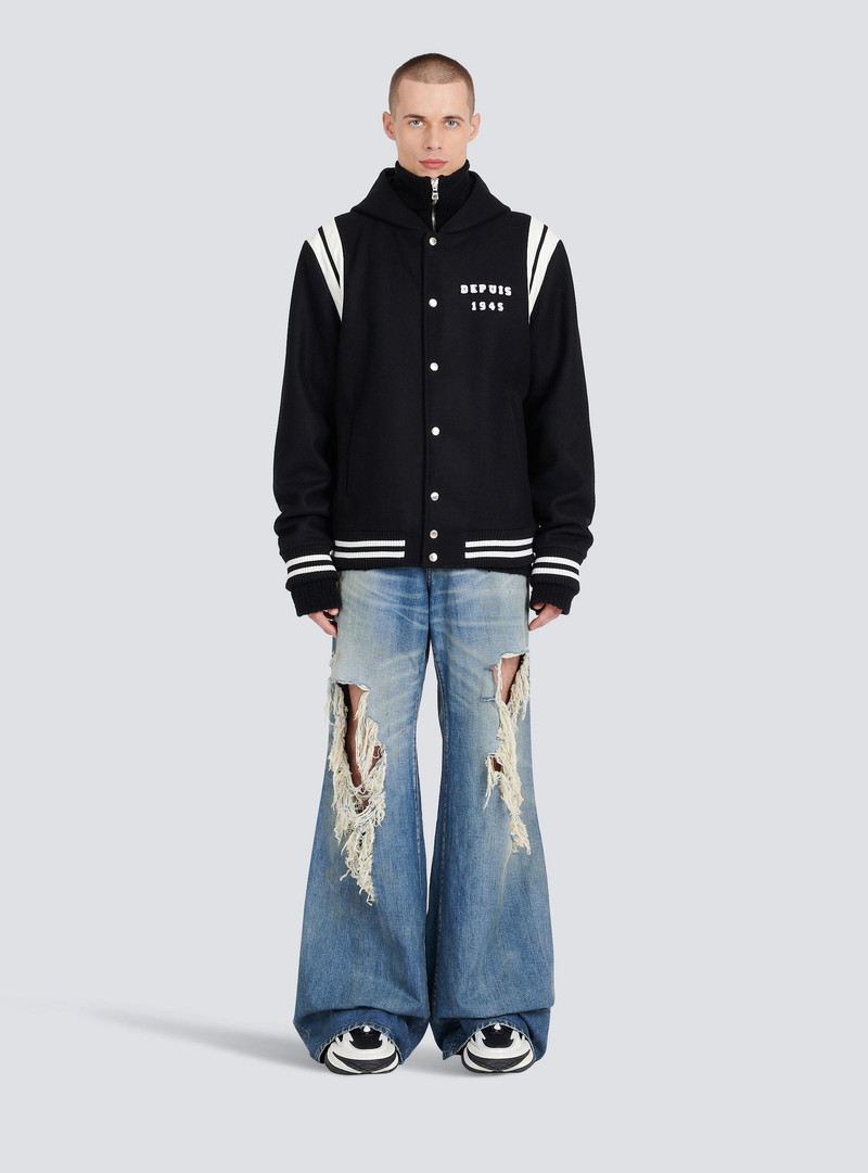 Hooded wool teddy jacket 3