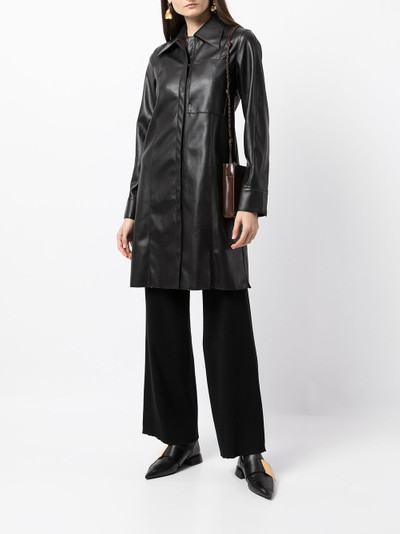 LOW CLASSIC oversized-collar long shirt outlook