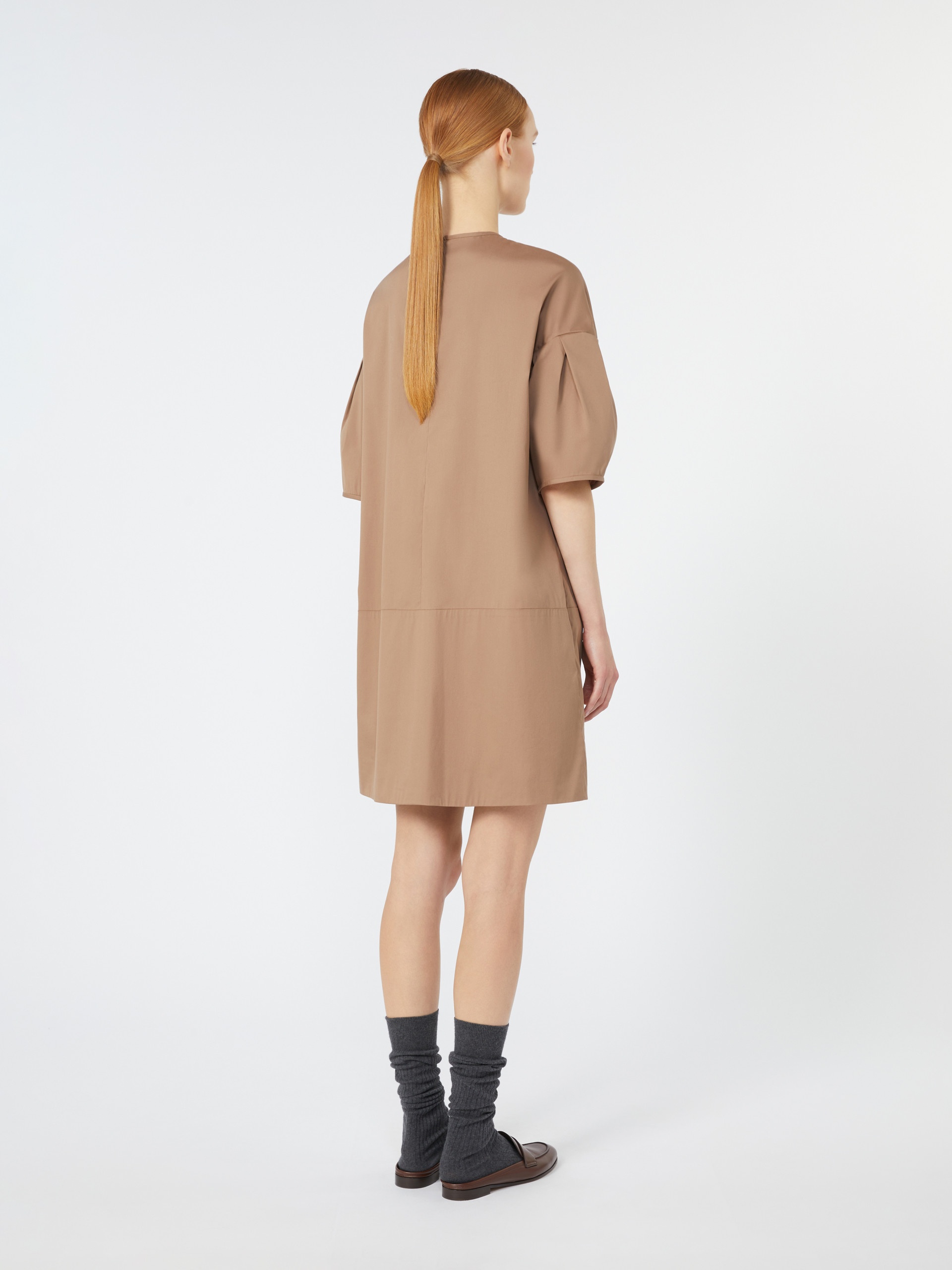 ISOTTA Stretch cotton T-shirt dress - 4