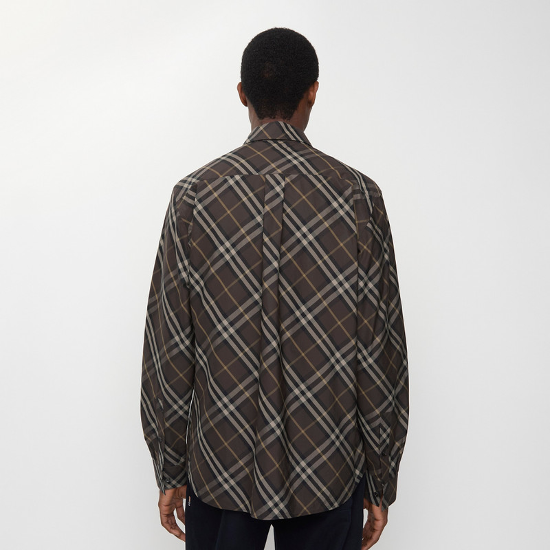Relaxed Fit Check Cotton Shirt 3