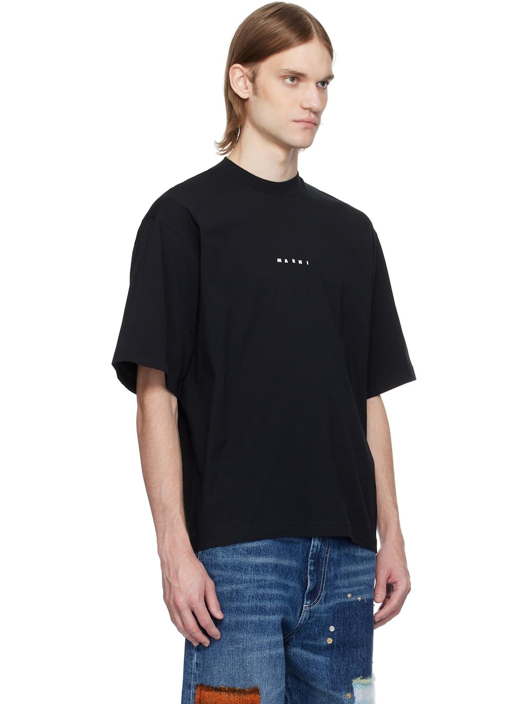 Black Mini Logo 'Marni' T-shirt - 2