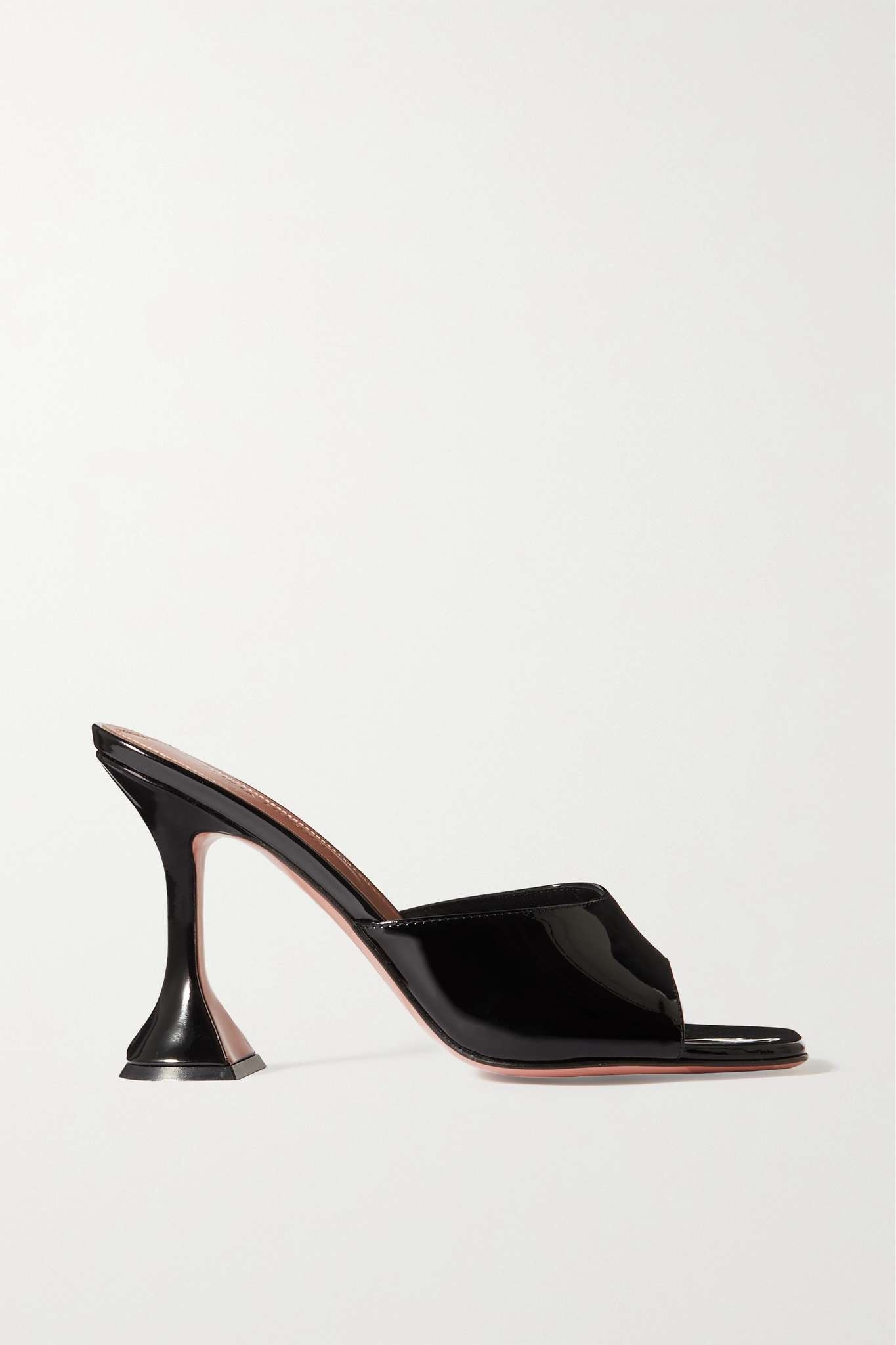 Lupita patent-leather mules - 1