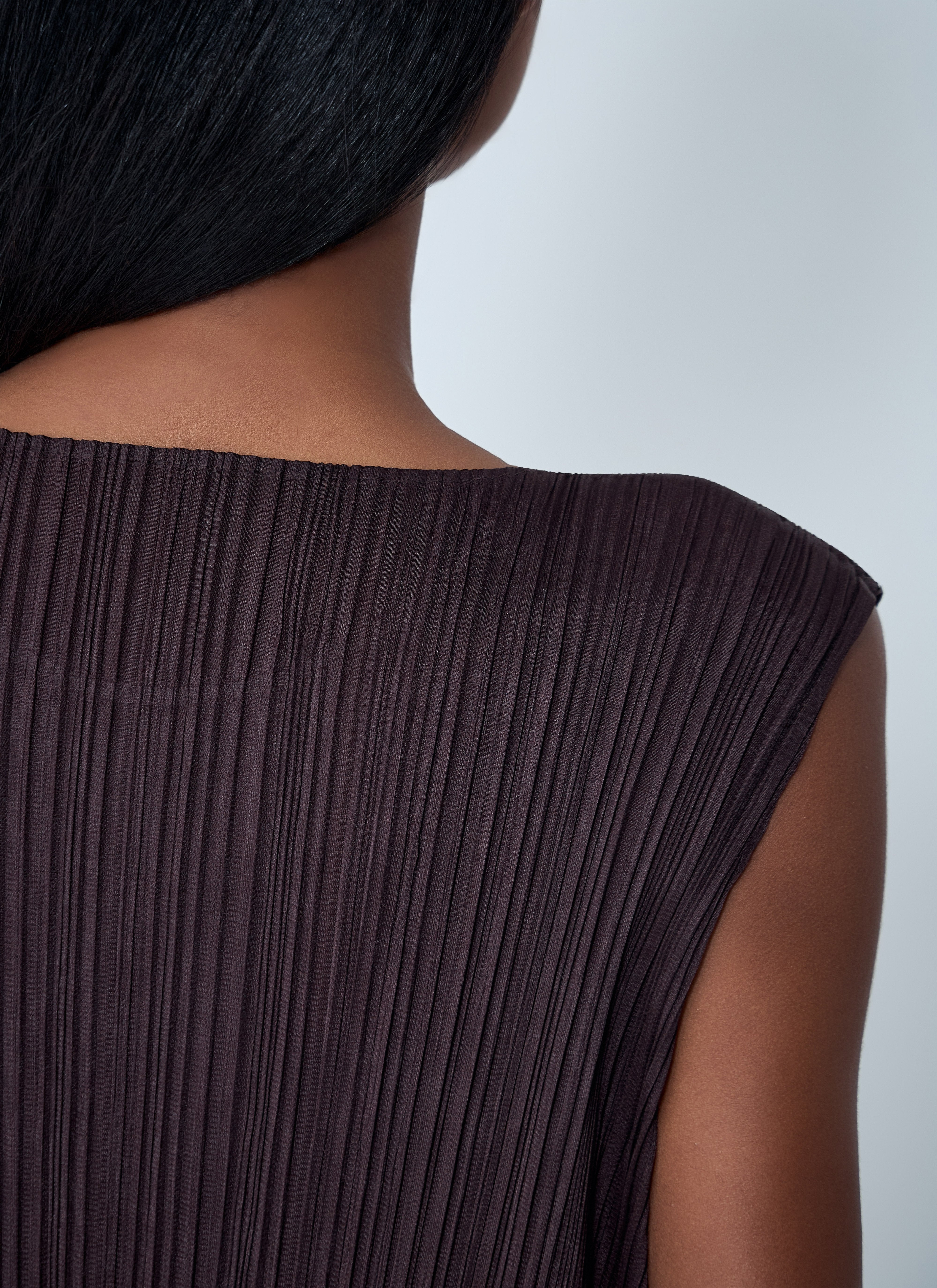 Pleats Please Issey Miyake Women Pleated Midi Dress - 6