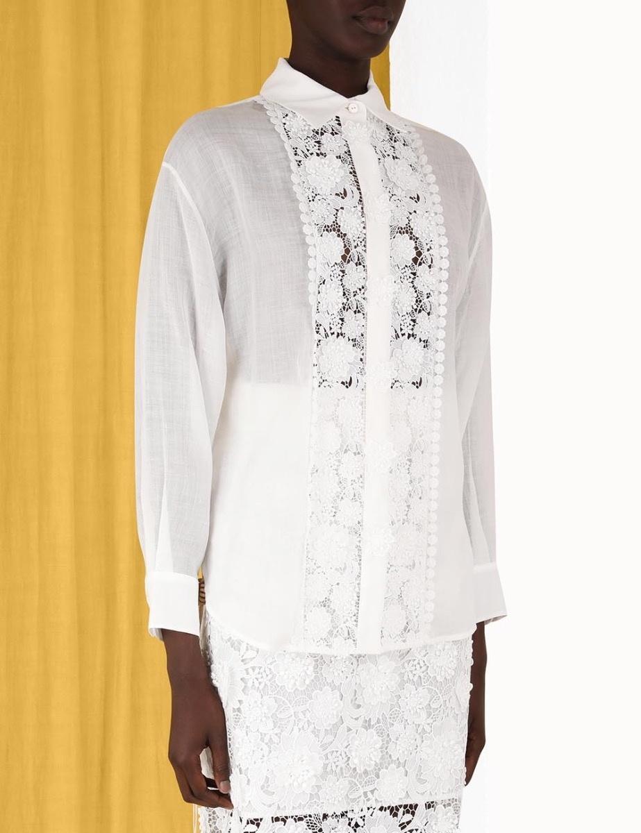 RAIE LACE FLOWER SHIRT - 5