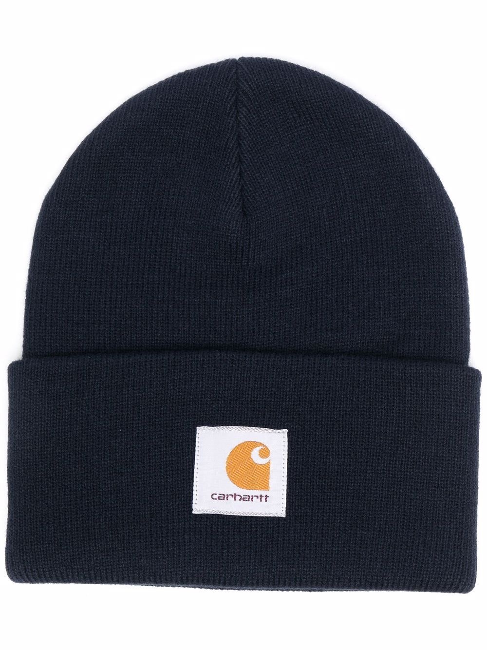 Watch Hat logo-patch beanie - 1