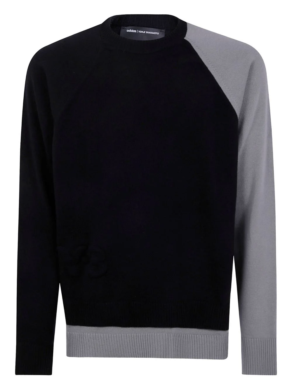 raglan-sleeve panelled jumper - 1